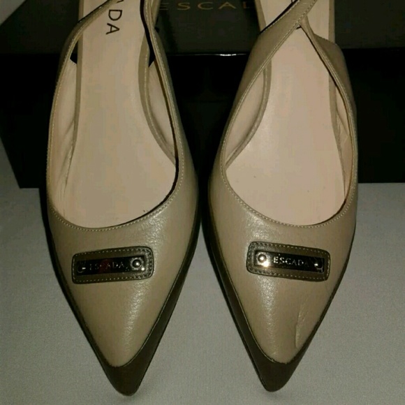 ESCADA Women's Slingback Heel Shoes Size 7.5 - Picture 7 of 8